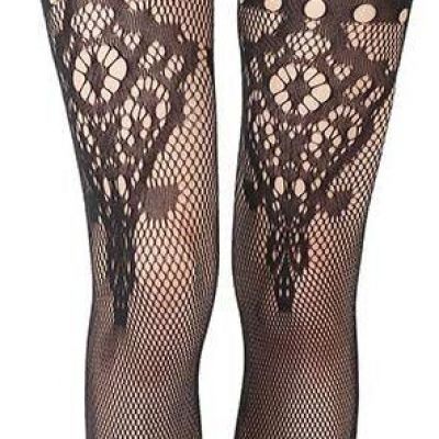 EVERSWE High Waist Fishnet Tights, Thigh High Suspender Stockings